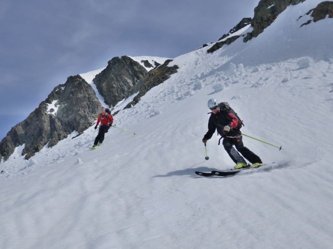 Mont-Tondu à skis