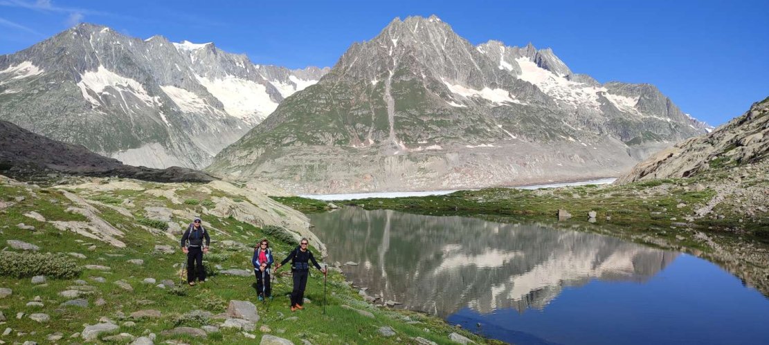 4 jours magnifiques sur les glaciers d'Oberland mi-juillet