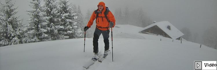 Vidéo de Croix Cartier en ski de randonnée de Franck Chevallier 