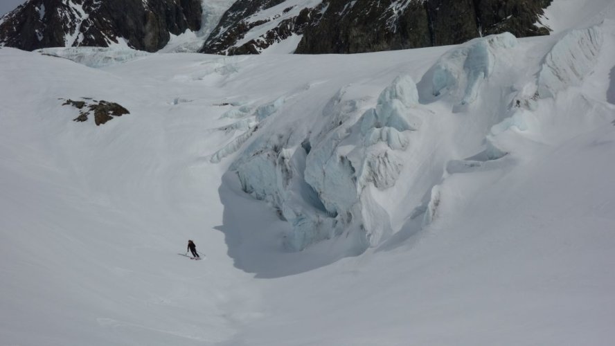 Sérac sur le glacier de Tré-La-Tête