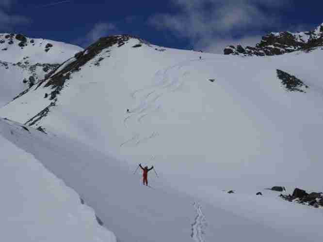 Des raids à skis un peu compliqués par le mauvais temps en avril, ici un secteur sauvage du Val Savarenche